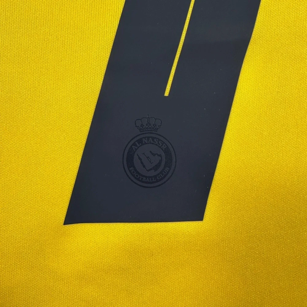 Al Nassr Ronaldo 7 Jersey Mens 3XL Adidas Slim Fit Home Kit Yellow NEW